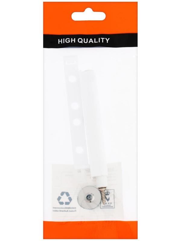 ТолкательTK02 Push-to-Open скрытого монтажа, белый, магнитный, 84 мм