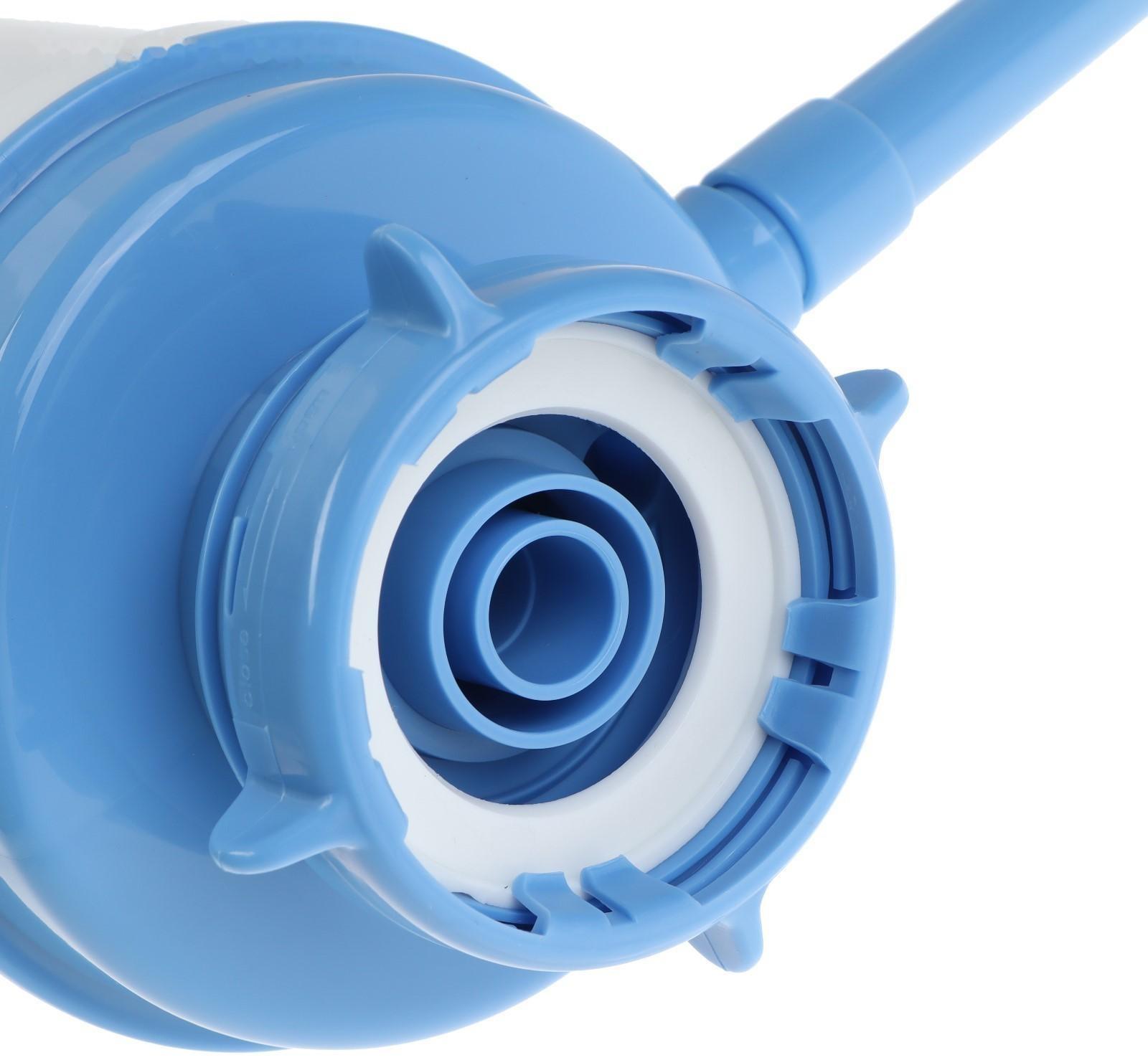 Помпа для воды LESOTO Comfort, механическая, под бутыль от 11 до 19 л, голубая