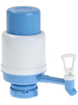 Помпа для воды LESOTO Comfort, механическая, под бутыль от 11 до 19 л, голубая