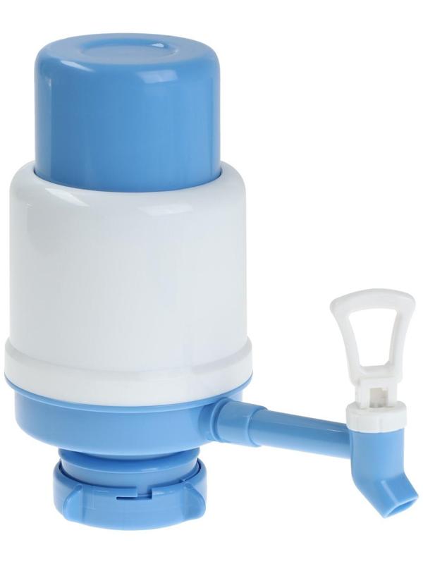 Помпа для воды LESOTO Comfort, механическая, под бутыль от 11 до 19 л, голубая