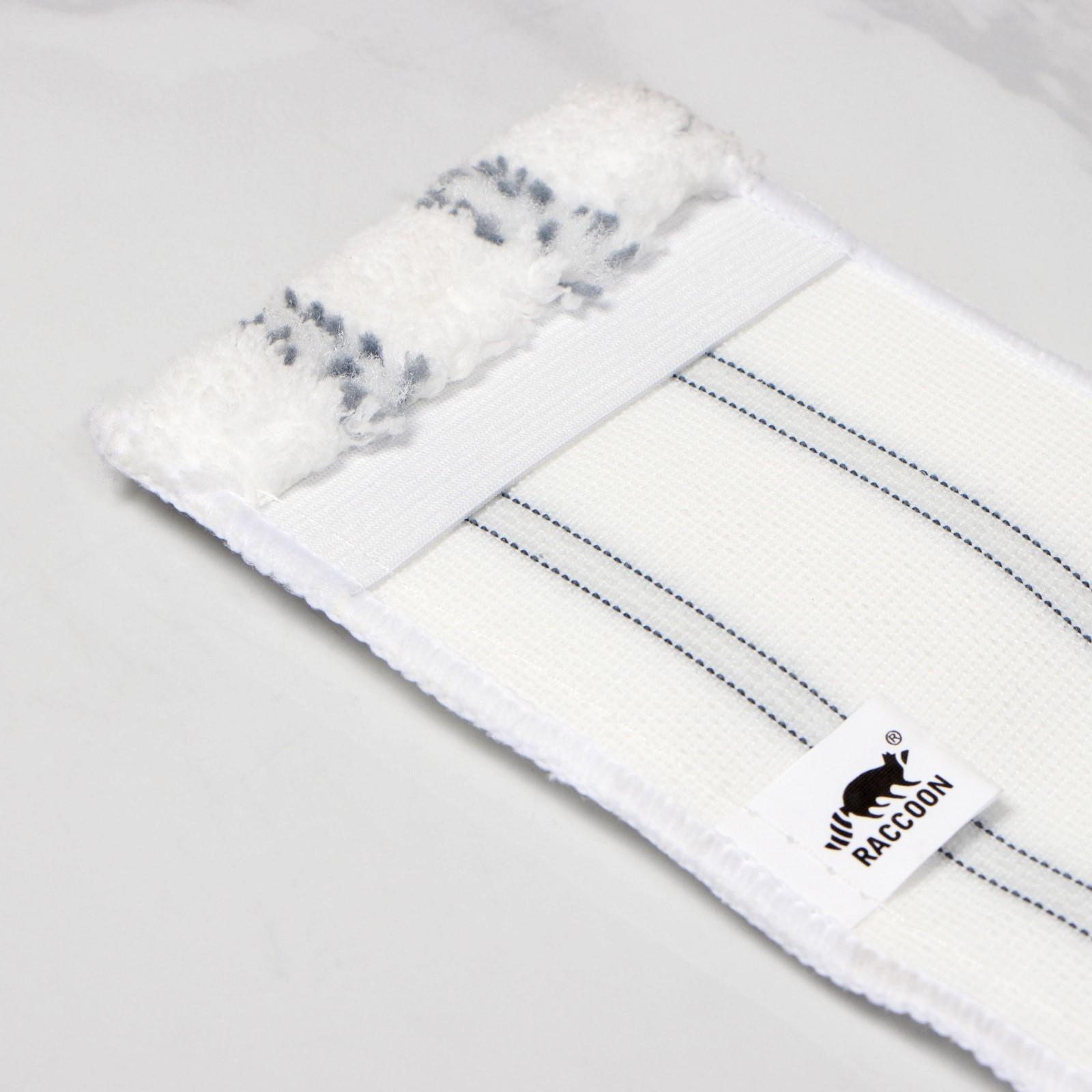 Насадка для окномойки Raccoon, микрофибра, 21×10,5 см, цвет белый