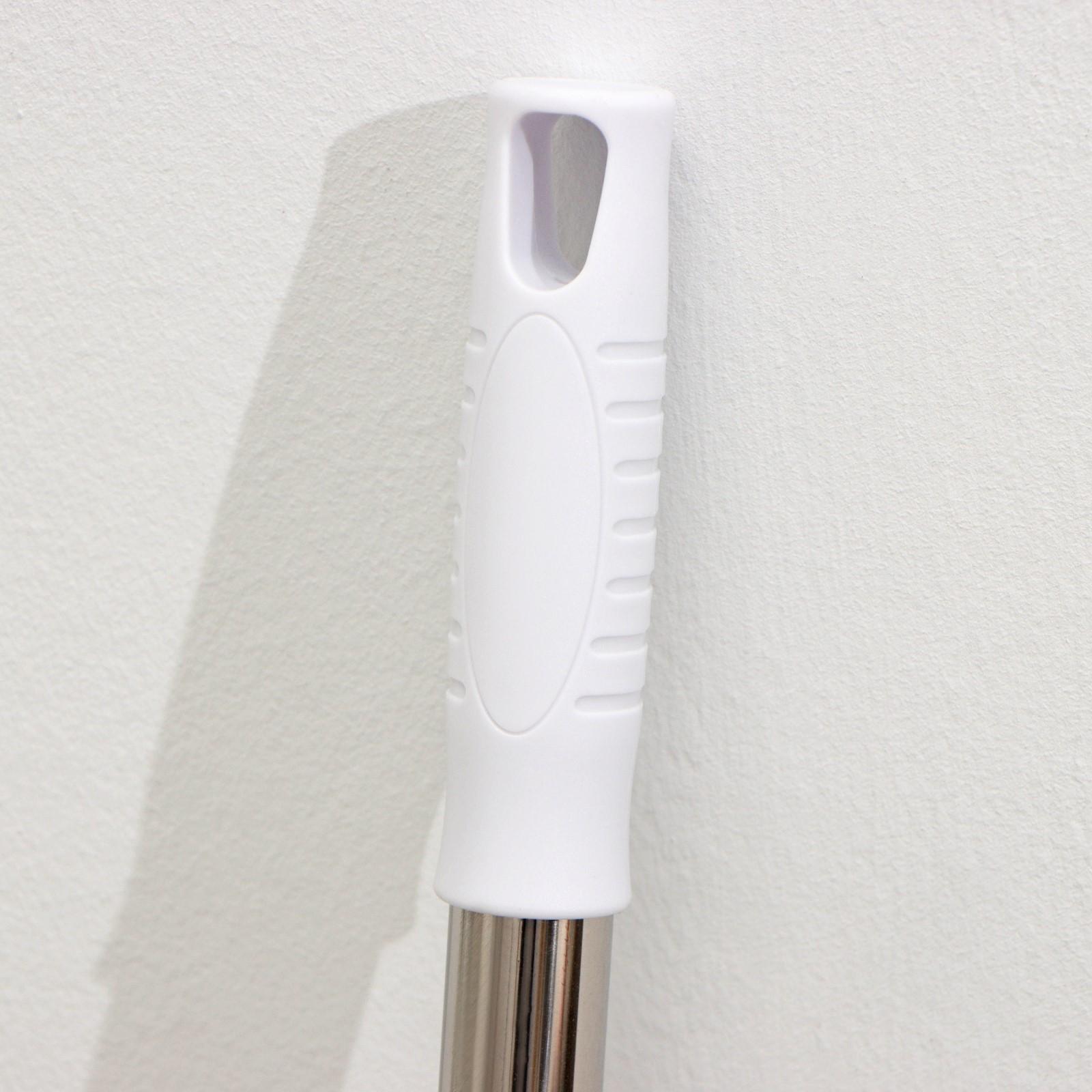 Окномойка бабочка Raccoon, стальная телескопическая ручка, микрофибра, поворот на 180°, 40×10×118(150) см