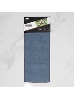 Насадка для окномойки Raccoon, микрофибра, 40×10 см, цвет синий