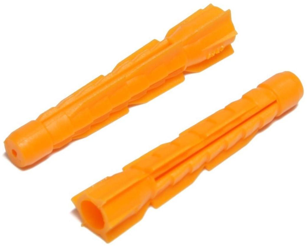 Дюбель ТУНДРА, универсальный, полипропиленовый, 6x42 мм, 50 шт