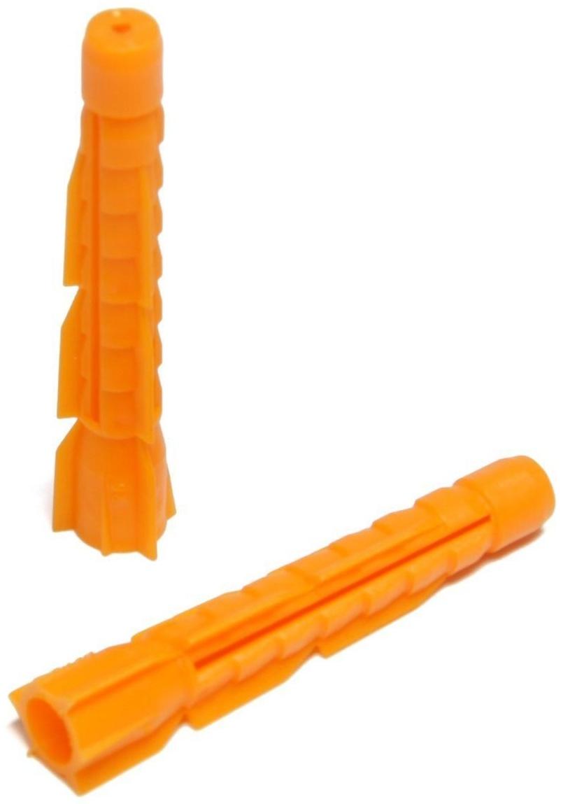 Дюбель ТУНДРА, универсальный, полипропиленовый, 6x42 мм, 50 шт