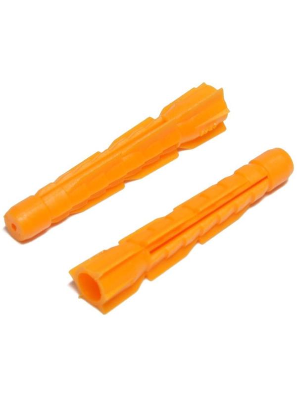 Дюбель ТУНДРА, универсальный, полипропиленовый, 6x42 мм, 50 шт