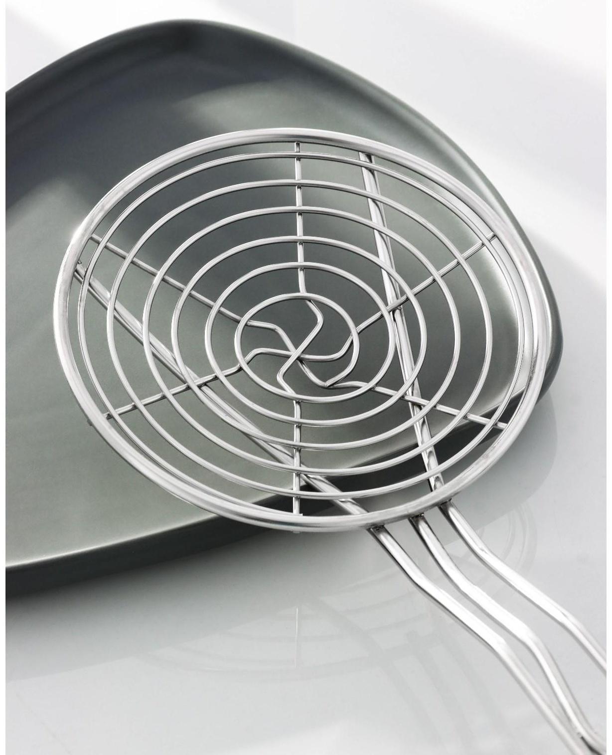 Шумовка спиральная из нержавеющей стали Доляна «Индия», 50×14,5 см