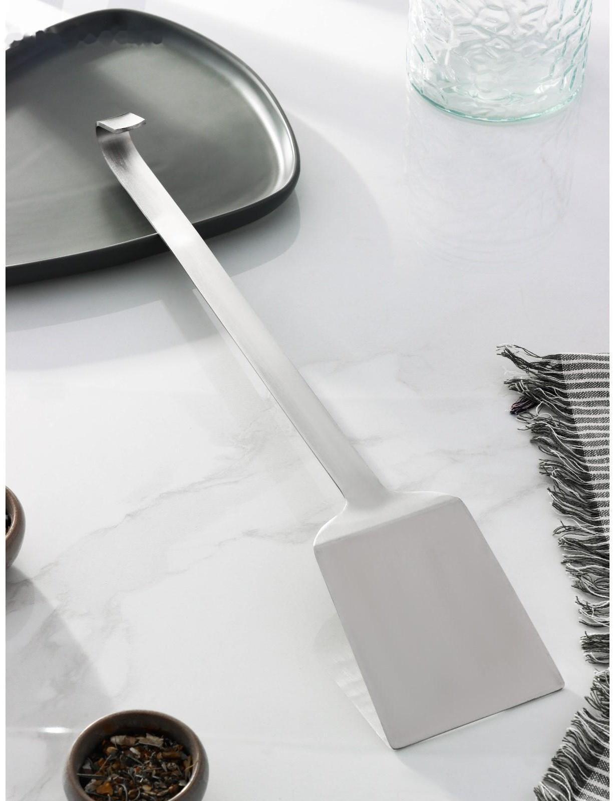 Лопатка из нержавеющей стали Доляна «Индия», 45,5×8,7 см