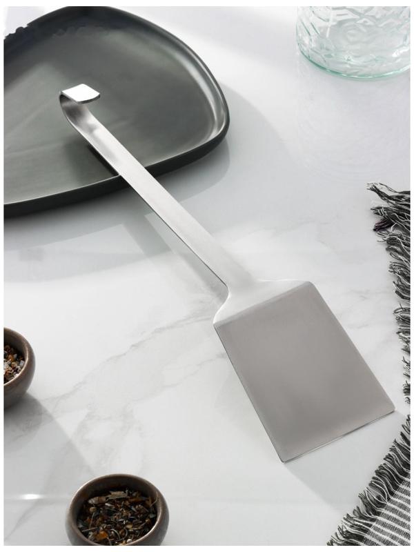 Лопатка из нержавеющей стали Доляна «Индия», 39×8,7 см