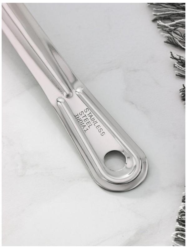 Ложка гарнирная из нержавеющей стали Доляна «Индия», 32,6×6,8 см, толщина 1 мм