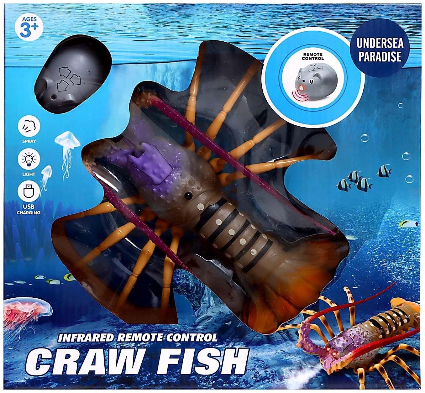 Омар радиоуправляемый Craw Fish, световые эффекты