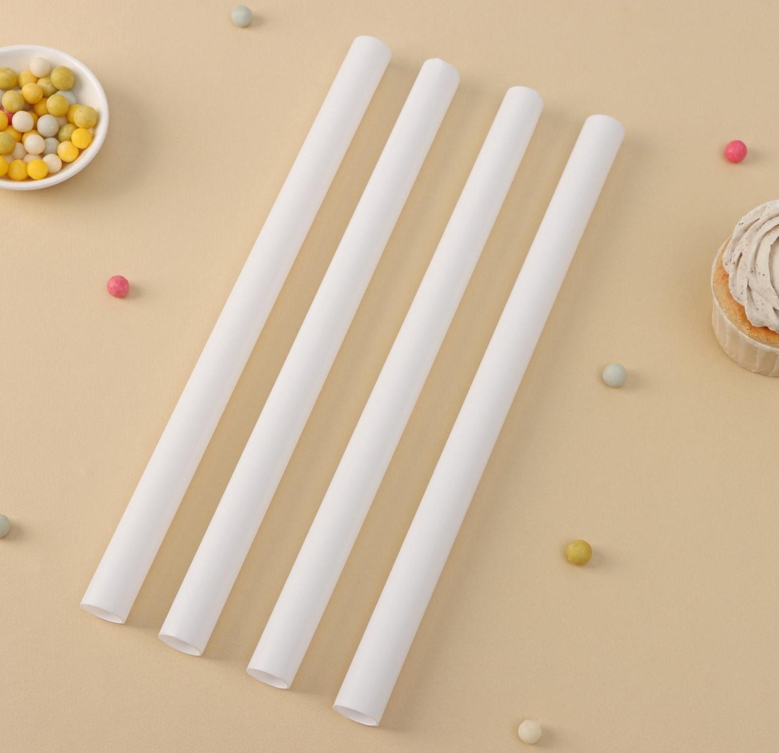 Набор палочек-дюбелей для кондитерских изделий Доляна, d=1,8 см, 30 см, 4 шт