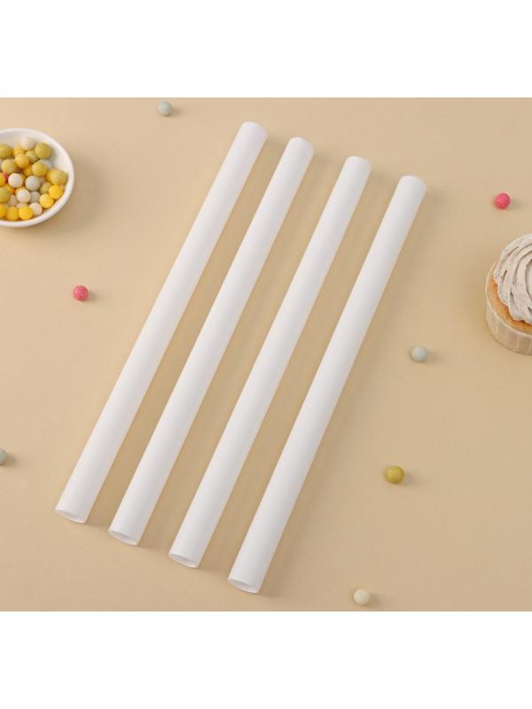 Набор палочек-дюбелей для кондитерских изделий Доляна, d=1,8 см, 30 см, 4 шт