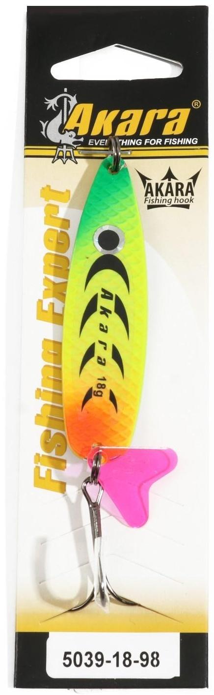 Блесна колеблющаяся Akara 5039 Cyclops, 18 г, цвет 98