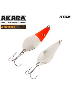 Блесна колеблющаяся Akara Expert Атом, 55 мм, 10 г, цвет 3/SIL