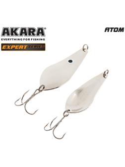 Блесна колеблющаяся Akara Expert Атом с глазом, 55 мм, 10 г, цвет E/SIL