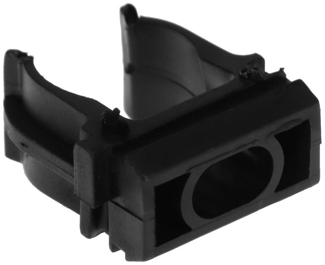 Крепеж-клипса для труб Урал ПАК, 16 мм, черная, АТ-30116-010