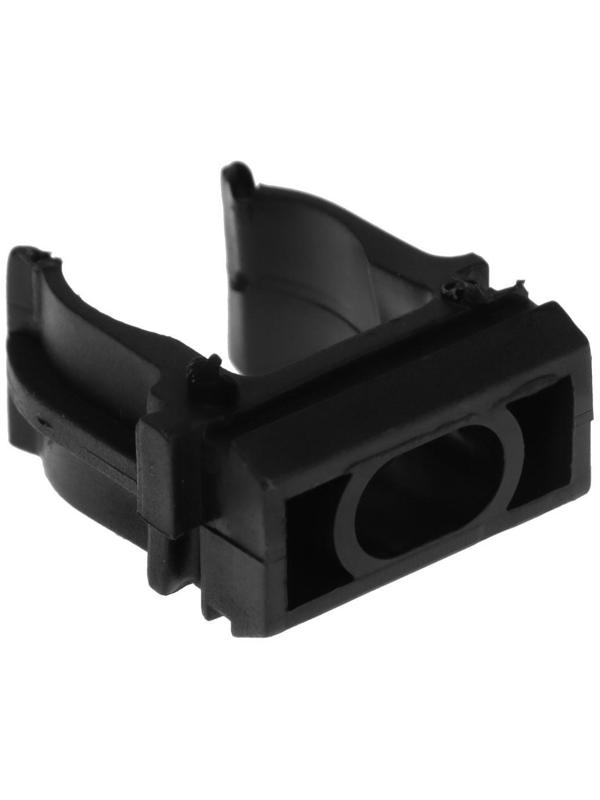 Крепеж-клипса для труб Урал ПАК, 16 мм, черная, АТ-30116-010