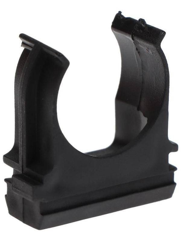 Крепеж-клипса для труб Урал ПАК, 20 мм, черная, АТ-30120-010