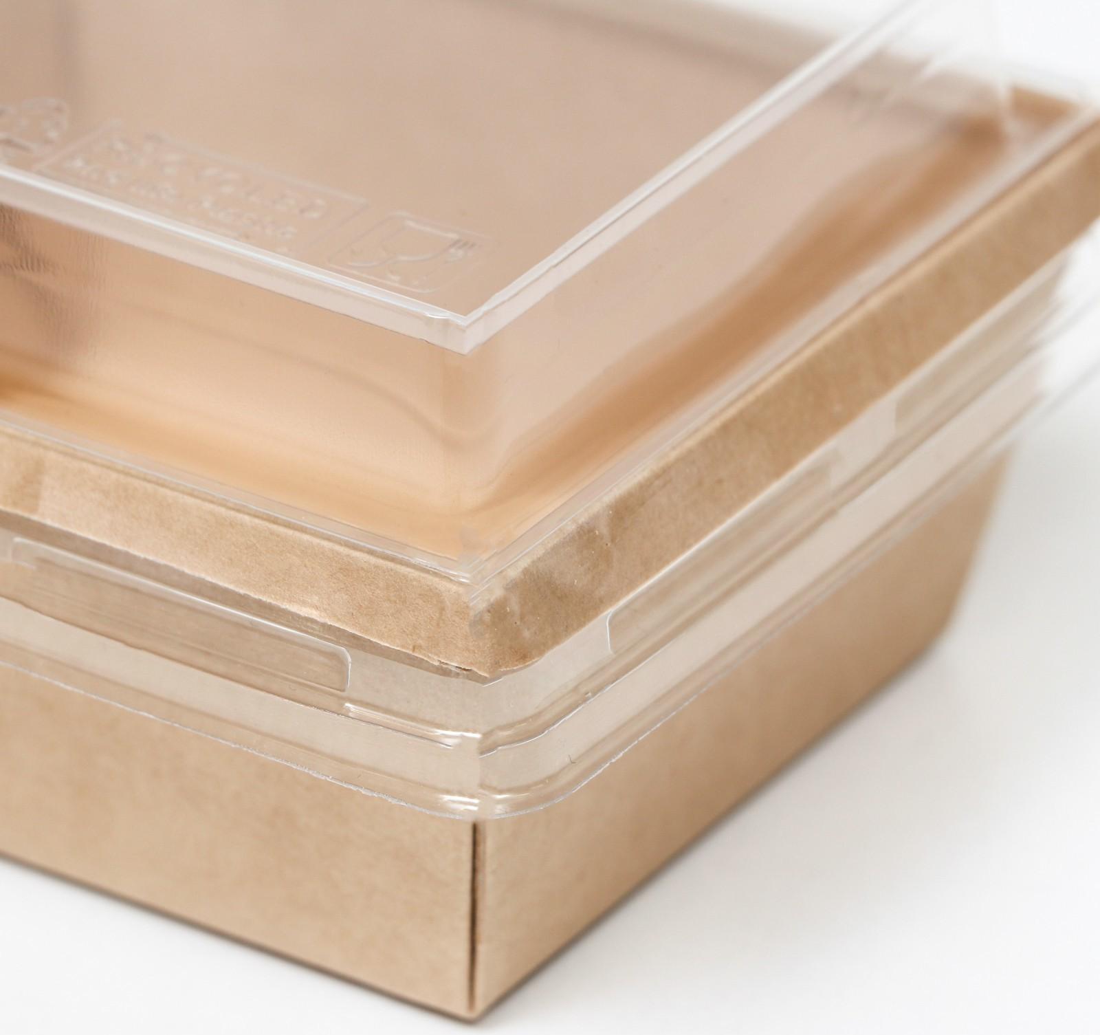 Контейнер для кондитерских изделий, купольная  крышка, 250 мл