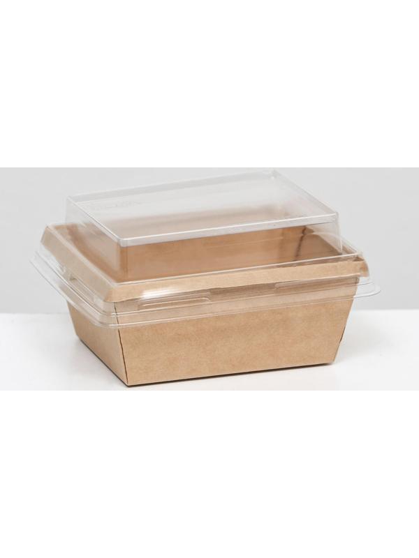 Контейнер для кондитерских изделий, купольная  крышка, 250 мл