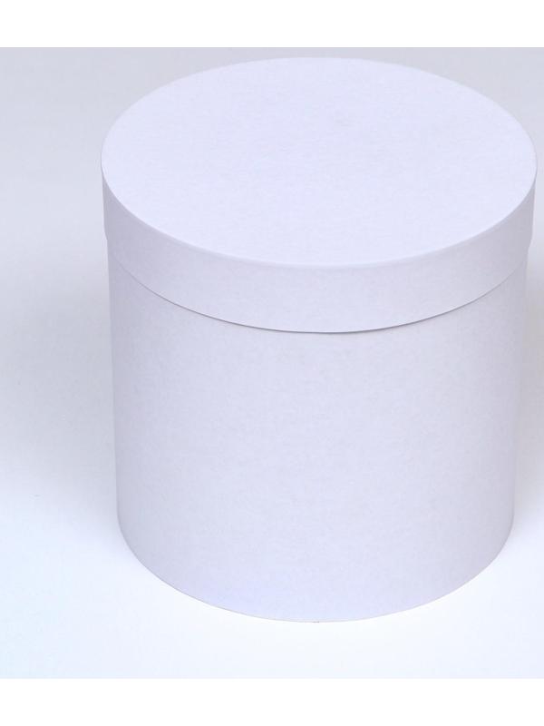 Шляпная коробка белая, 23 х 23 см