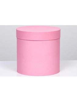 Шляпная коробка розовая , 23 х 23 см