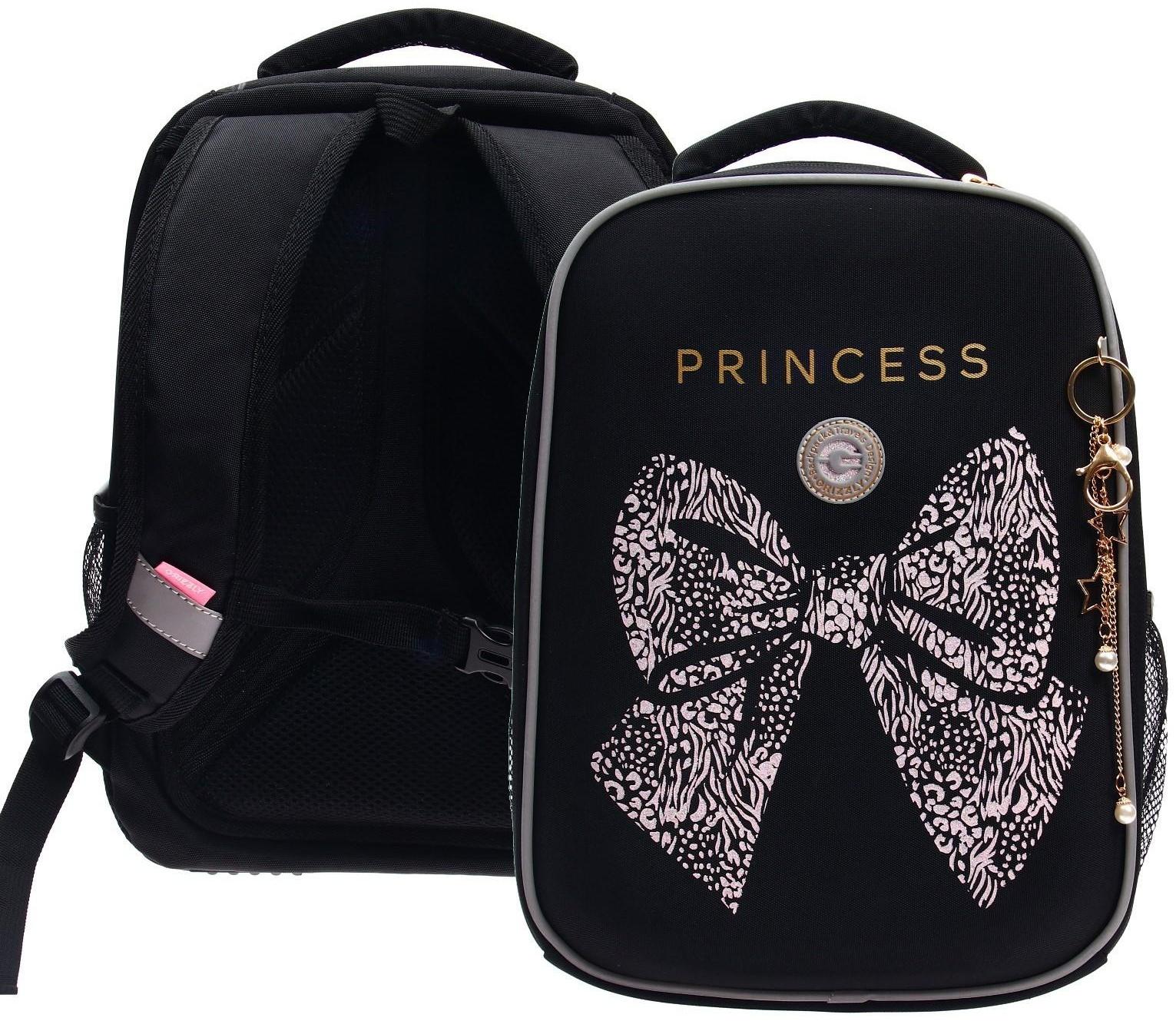 Рюкзак каркасный, 37 х 26 х 16 см, Grizzly RAw-396, чёрный RAw-396-7_3