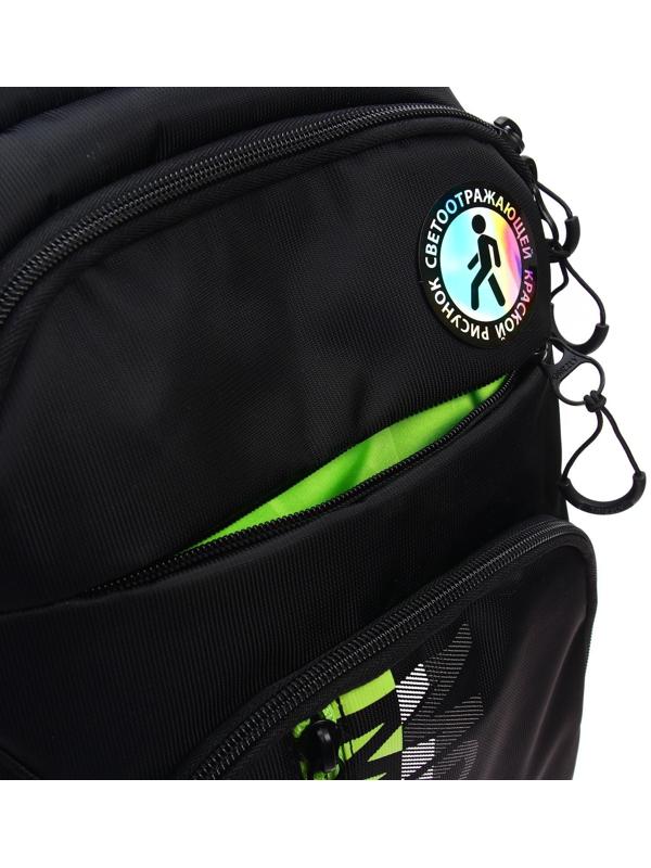 Рюкзак молодёжный Grizzly, 47 х 32 х 17 см, эргономичная спинка, отделение для ноутбука