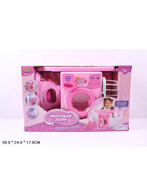 БТ набор бытовой техники Уютный дом (утюг+стиральная машина+корзинка)