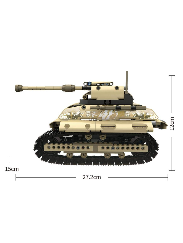 Конструктор Mould King «Гусеничный танк» на радиоуправлении 13011 / 495 детали