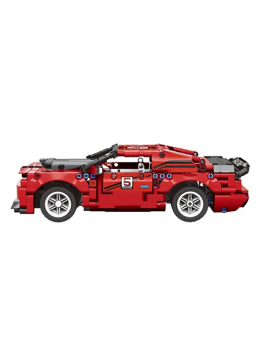 Радиоуправляемый конструктор Mould King «Dodge Challenger Red» 15017 / 733 детали