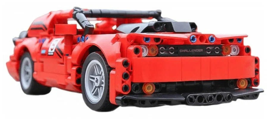 Радиоуправляемый конструктор Mould King «Dodge Challenger Red» 15017 / 733 детали