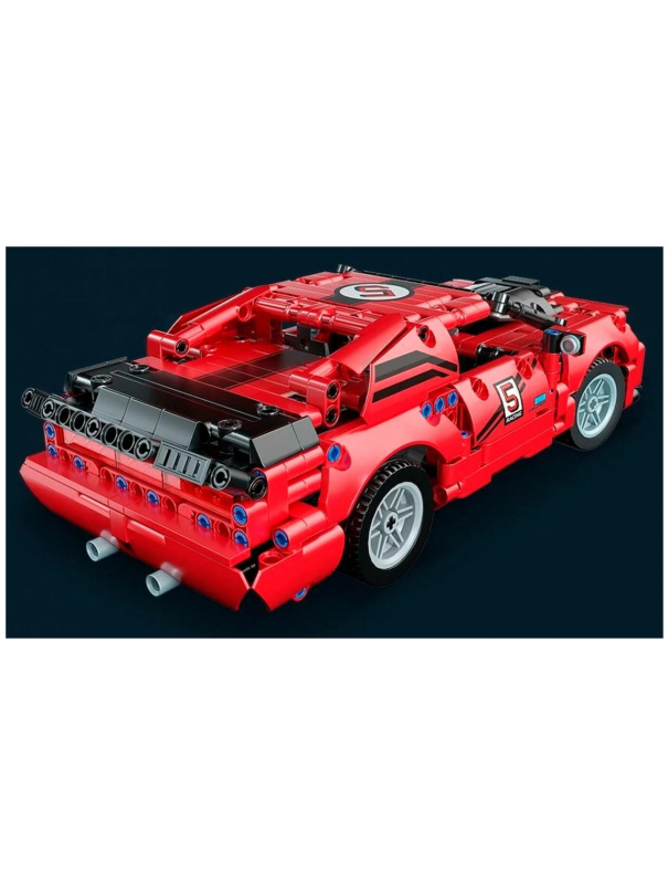 Радиоуправляемый конструктор Mould King «Dodge Challenger Red» 15017 / 733 детали