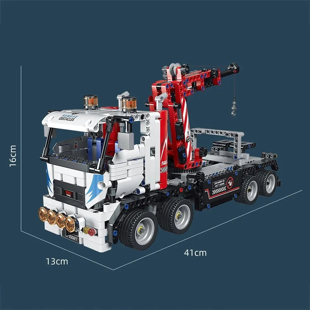 Радиоуправляемый конструктор Mould King «Тягач с манипулятором» 15027/ 938 детали