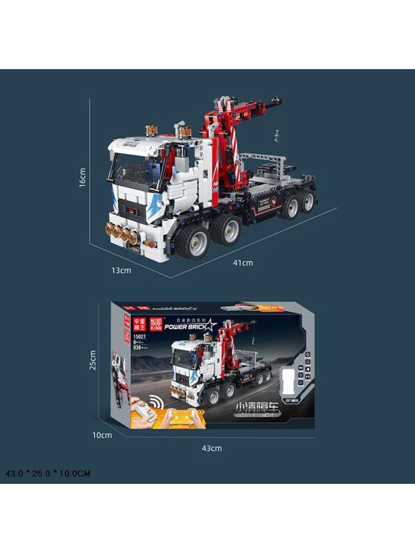 Радиоуправляемый конструктор Mould King «Тягач с манипулятором» 15027/ 938 детали