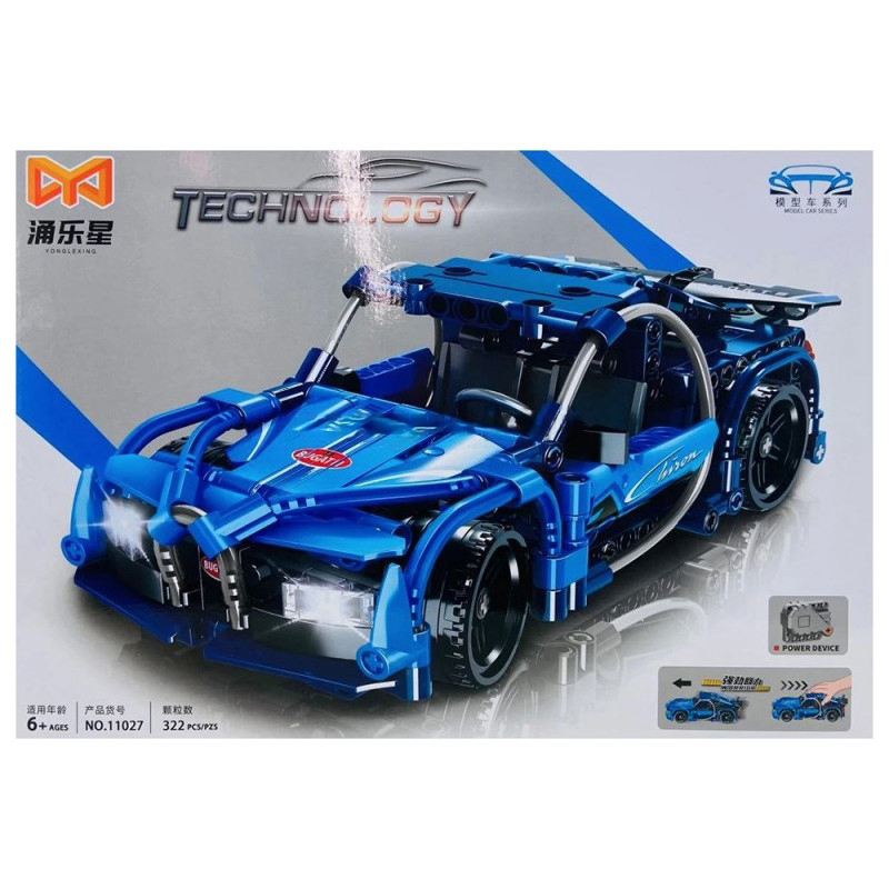 Конструктор «Спорткар» 11027 / 322 детали