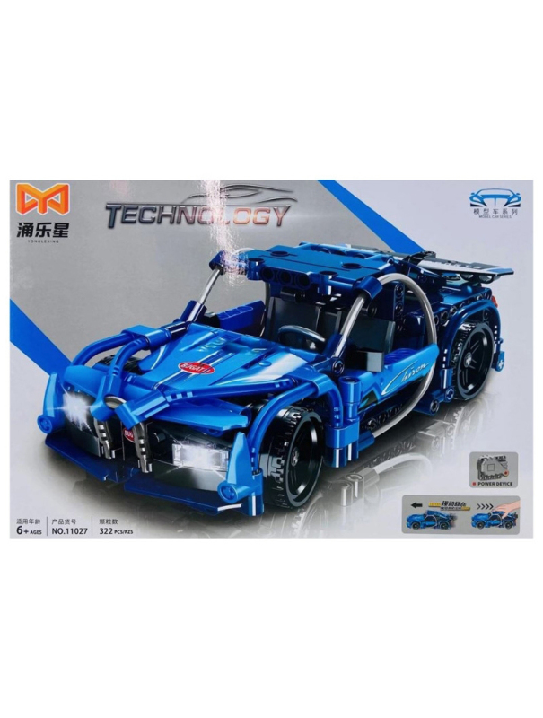 Конструктор «Спорткар» 11027 / 322 детали