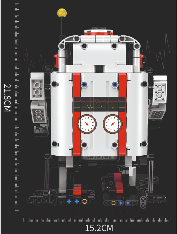 Конструктор KEEYEE WORLD «FAT WHITE WALKING ROBOT» на радиоуправлении K96153 / 475 деталей