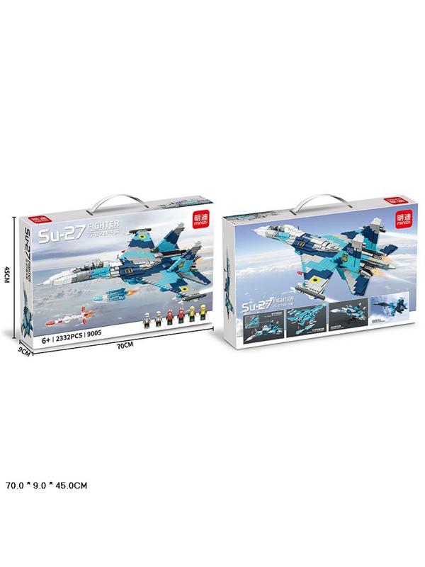 Конструктор «Самолет Su-27» 9005 / 2332 детали