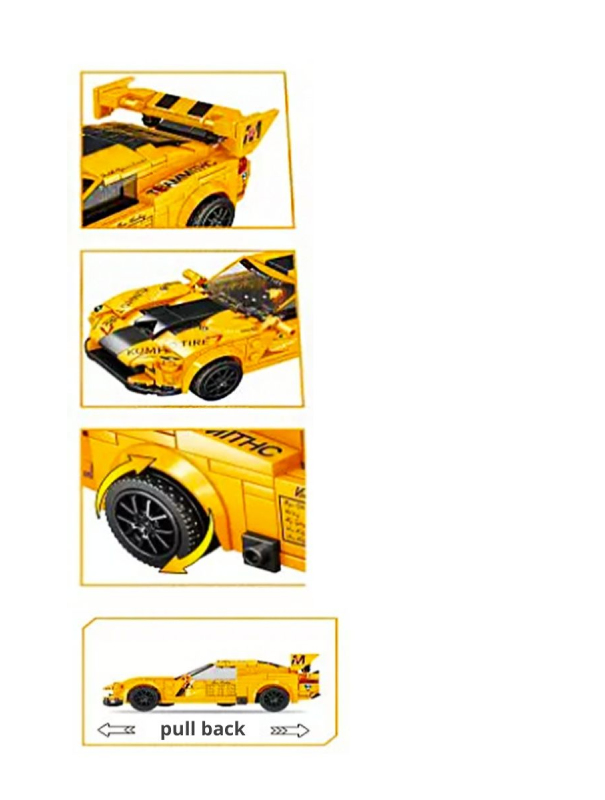 Конструктор MINGDI «Гоночная машина» 10076 / 295 детали