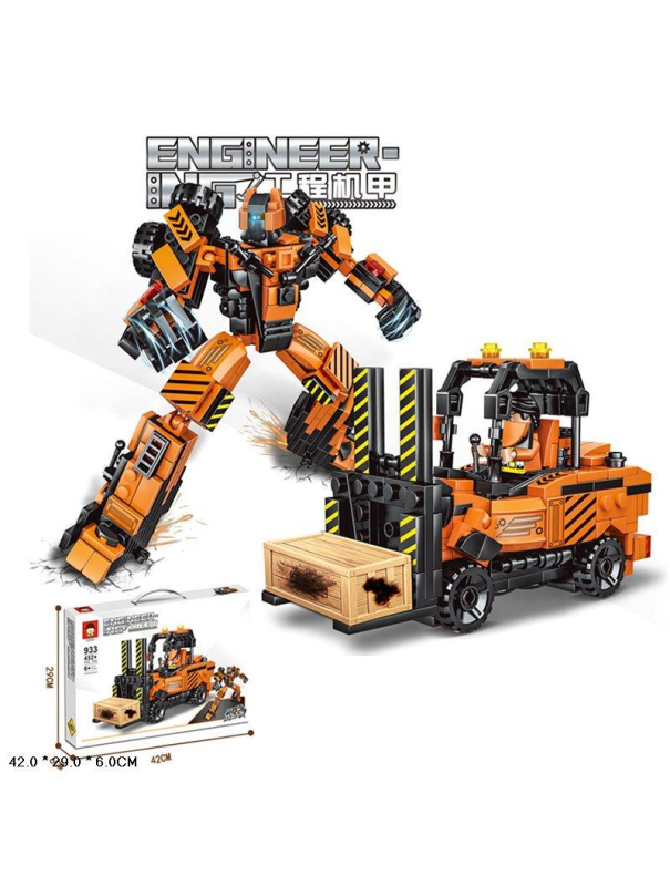 Конструктор «Робот-трансформер» 933 / 452 детали