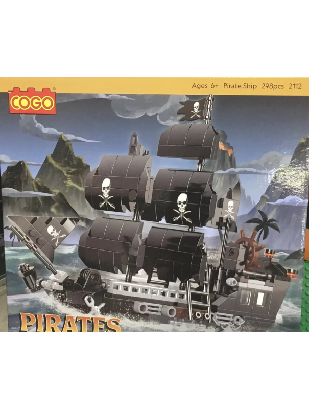 Конструктор Cogo «Пиратский корабль» 2112 / 298 деталей