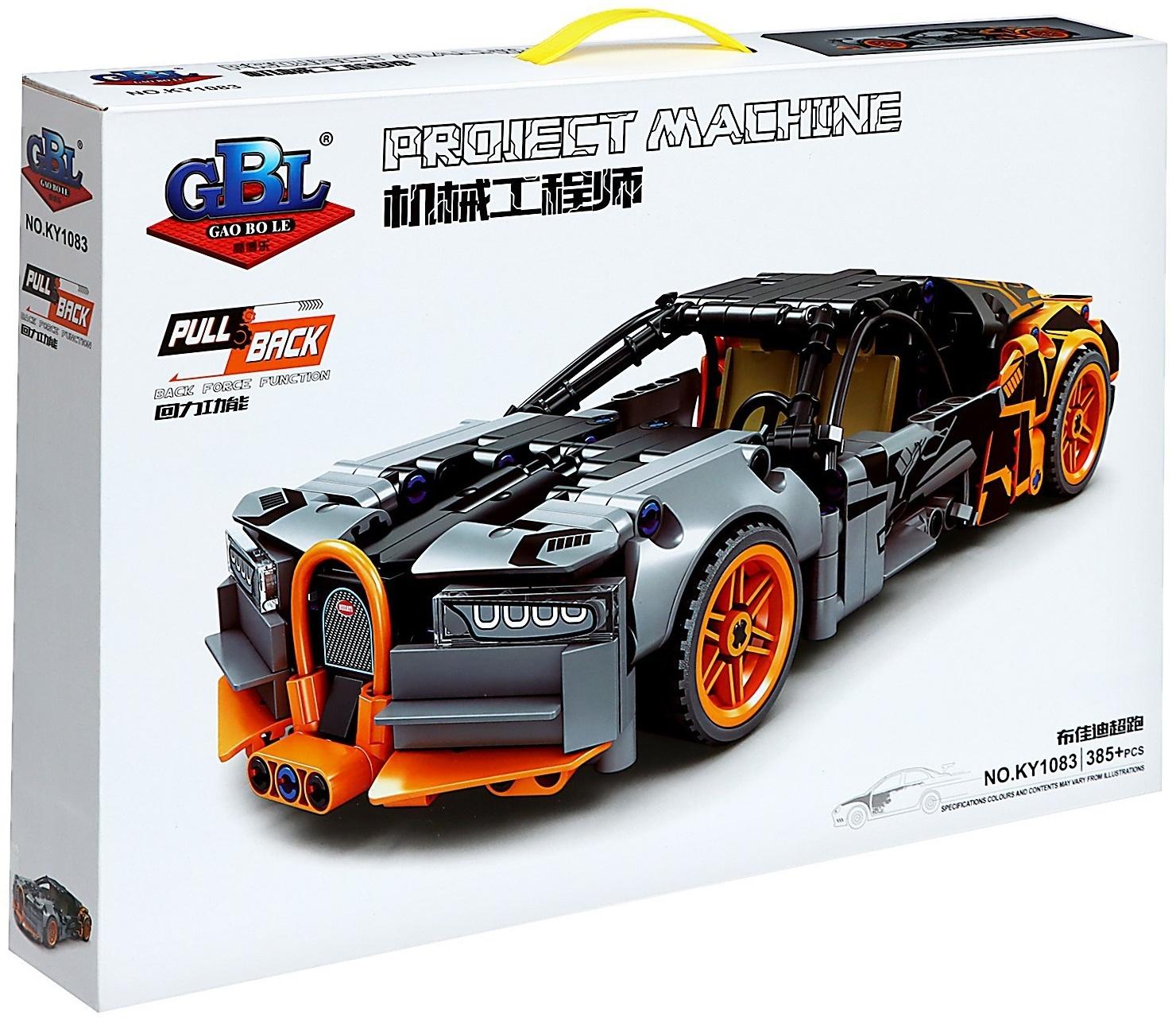 Конструктор GBL «Спорткар Bugatti Veyron» KY1083 / 385 деталей