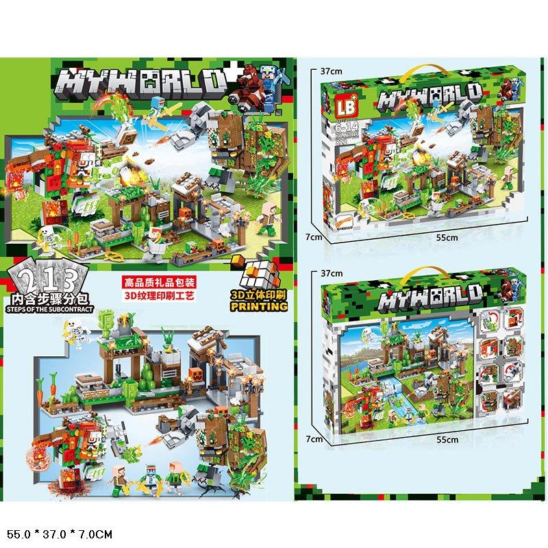 Конструктор LB My World «Майнкрафт» LB1116 / 822 детали