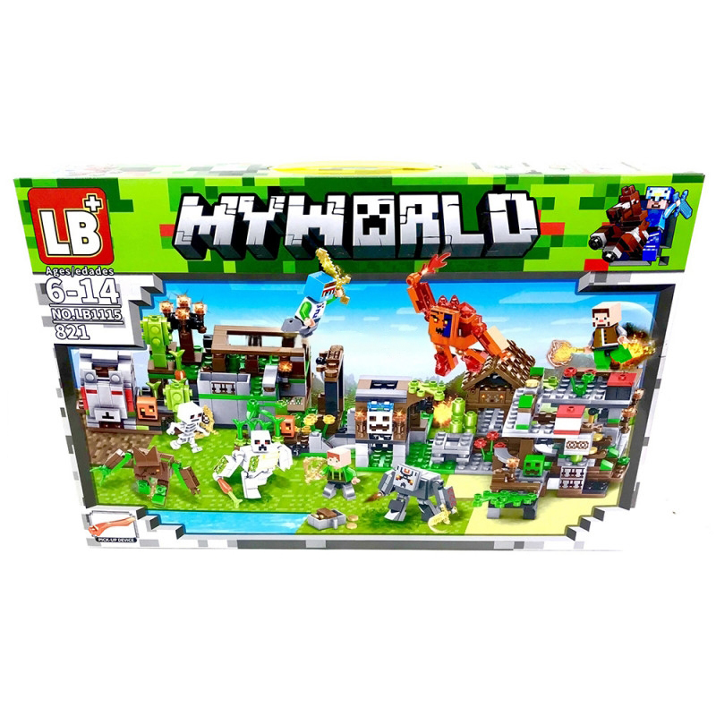 Конструктор LB My World «Майнкрафт» LB1115 / 821 деталь