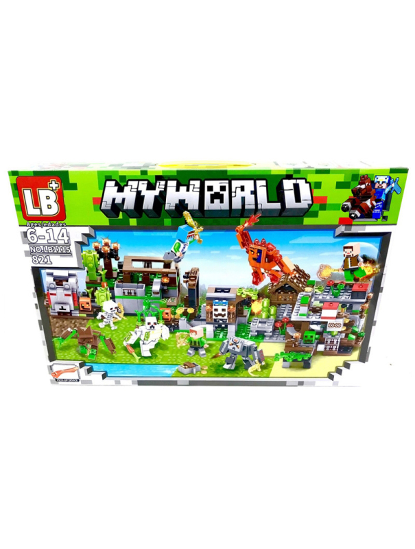 Конструктор LB My World «Майнкрафт» LB1115 / 821 деталь