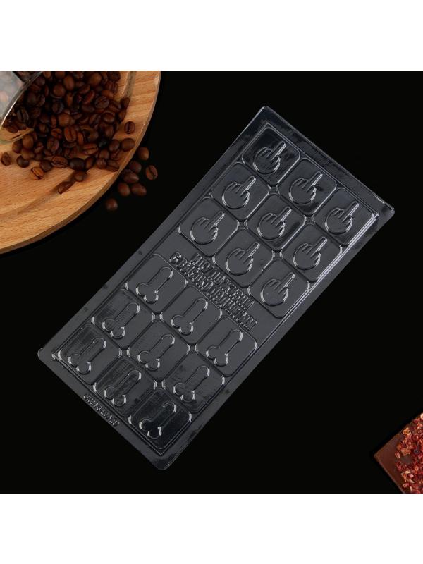 Форма для шоколада «Иду по жизни», 22 х 11 см