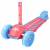 Детский Складной трехколесный самокат Lambo TechTeam 2020 / Розово-голубой