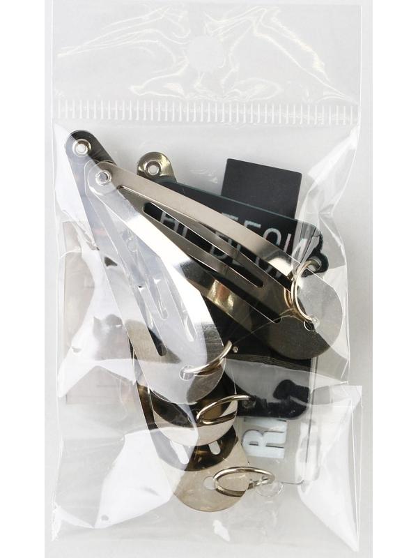 Заколки для волос с акриловым доп.элементом «Микс»